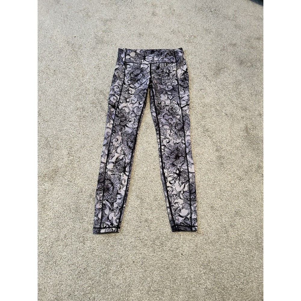 Lululemon Wunder Under Hi-Rise 27in. Hanakatoba Luxtreme Starlight Sz 6